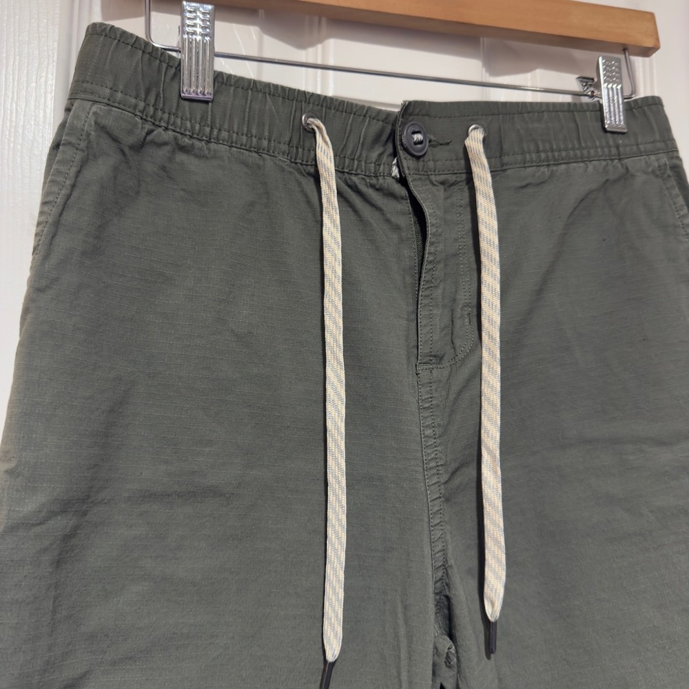 Vuori Ripstop Wide Leg Crop Pants Green Size Medium 24.5" Inseam - Picture 4 of 7